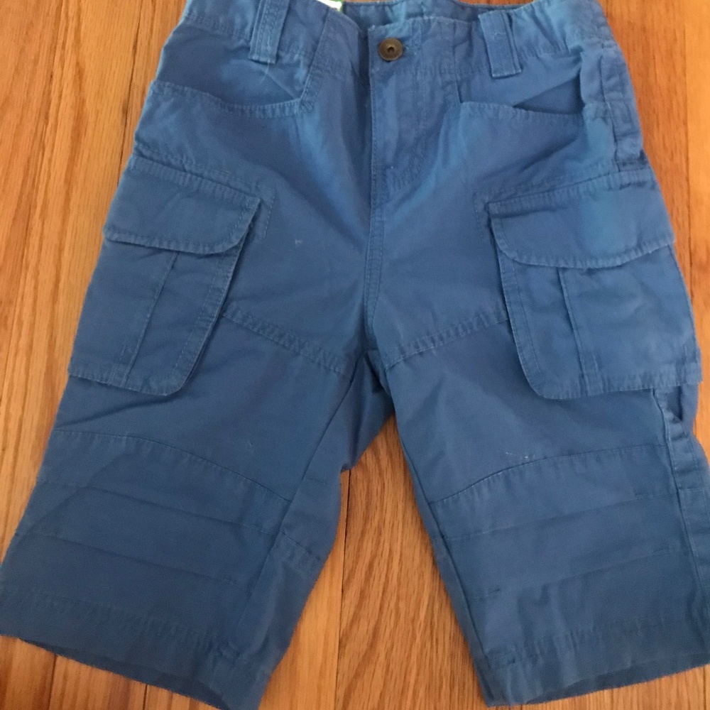 Blue Cargo Shorts